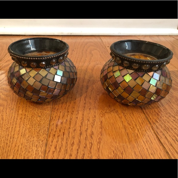 PartyLite Global Fusion Candle Holders (2)